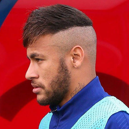 Neymar Hair fade