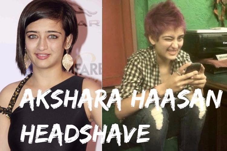 Akshara Haasan Headshave